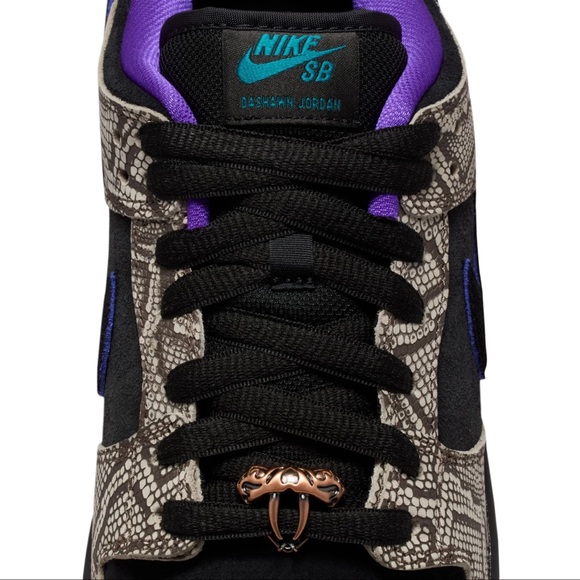 💜 NIKE DUNK LOW SB x DASHAWN JORDAN COPPERHEAD 🐍 - Picture 5 of 6